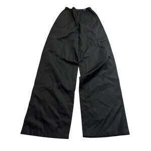 Prada Re-Nylon Wide Leg Pants in Black